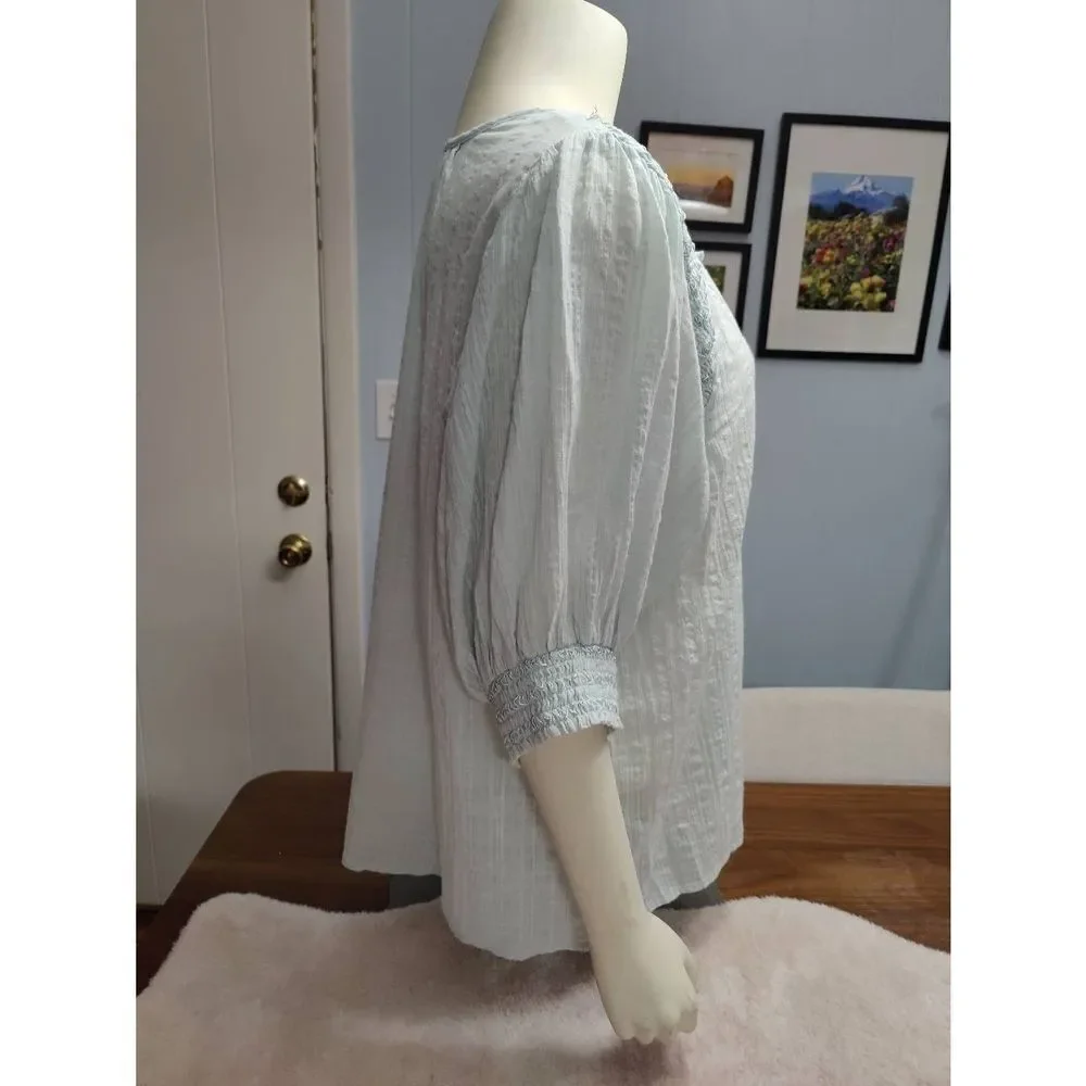 Sundance Smocked Blouse - Picture 2 of 5